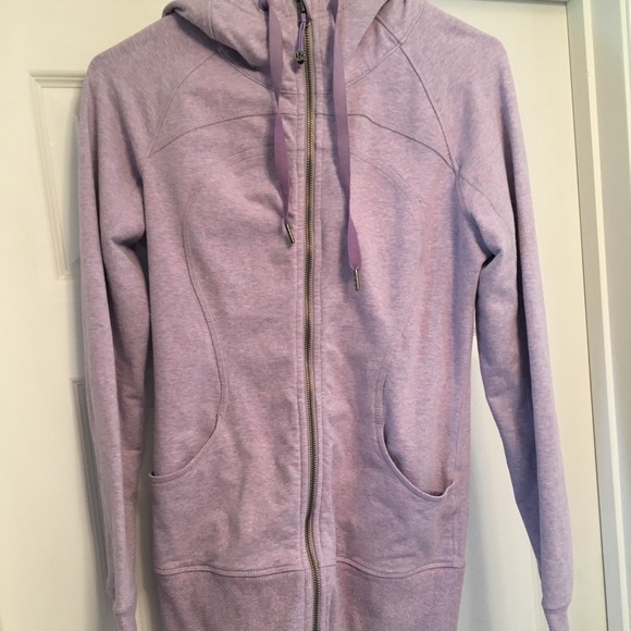 lululemon athletica Jackets & Blazers - Lululemon scuba hoodie size 6 light purple